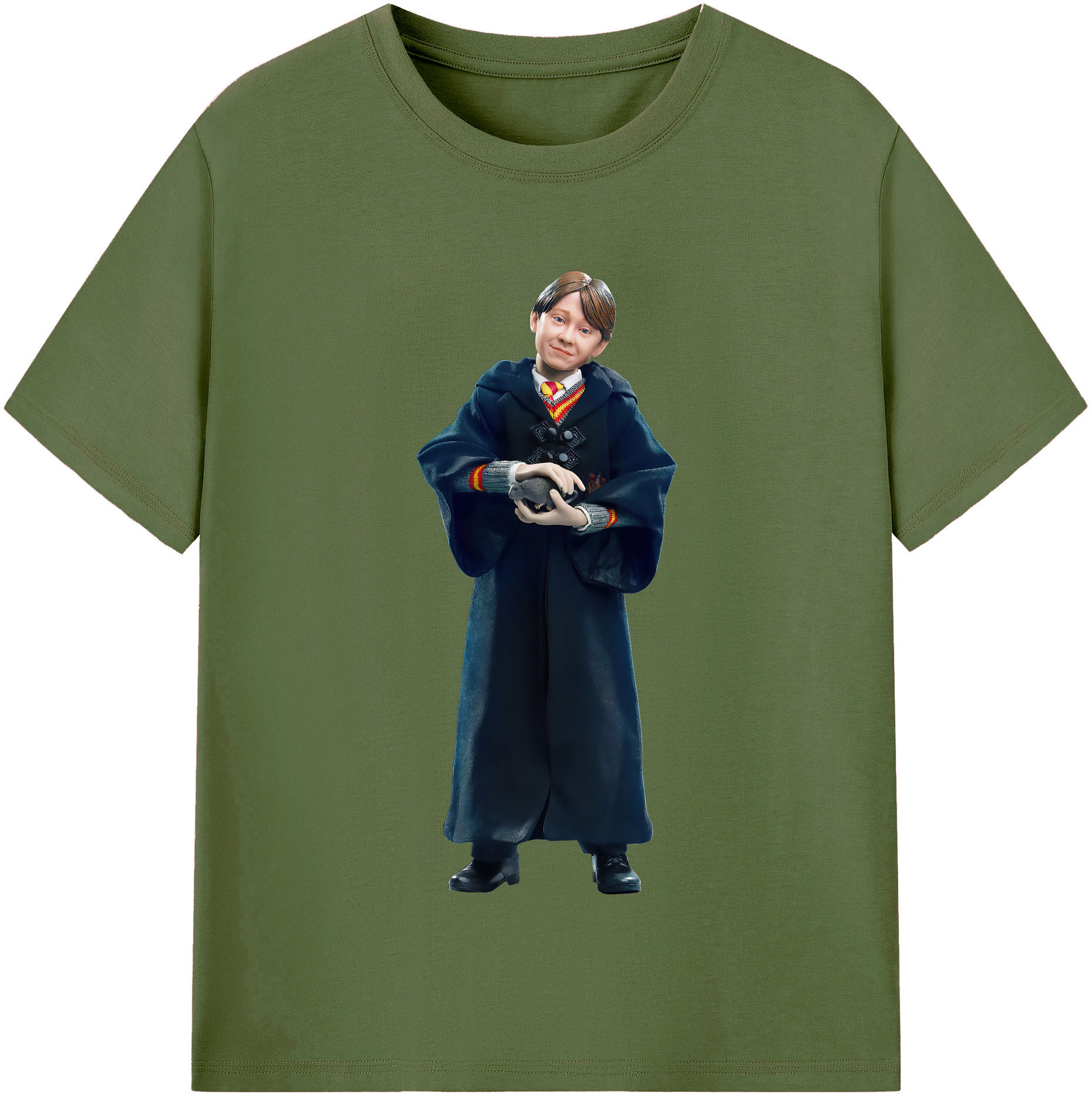（画像用） Harry Potter ハリー・ポッターシリーズ 綿100％半袖Tシャツ（フロントプリント）